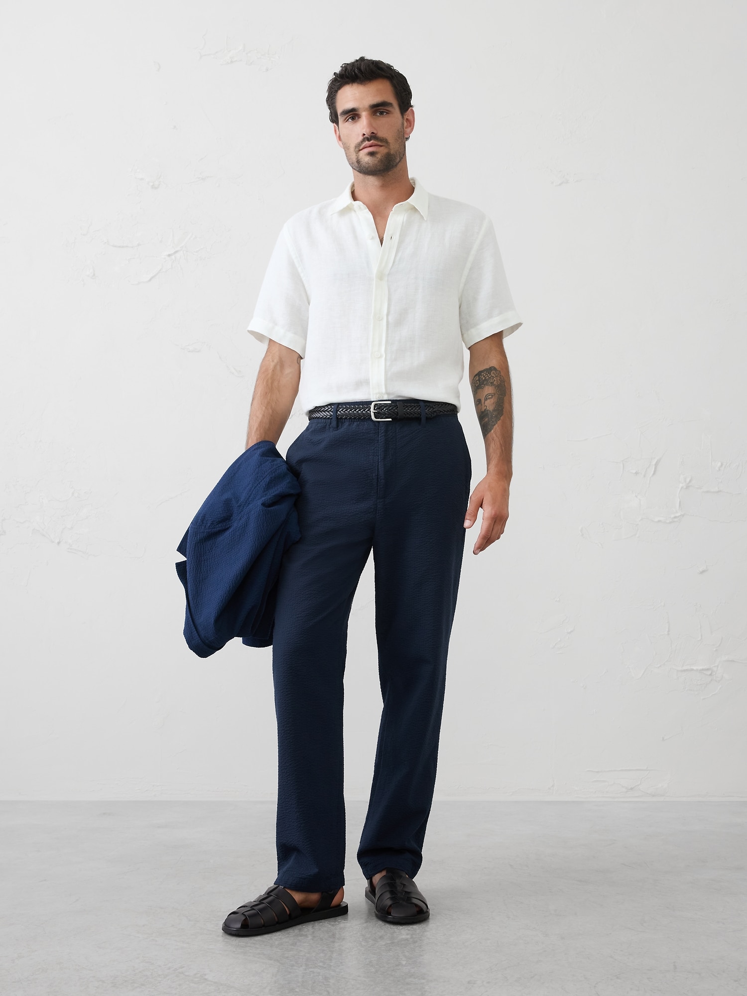 Ease Seersucker Suit Trouser