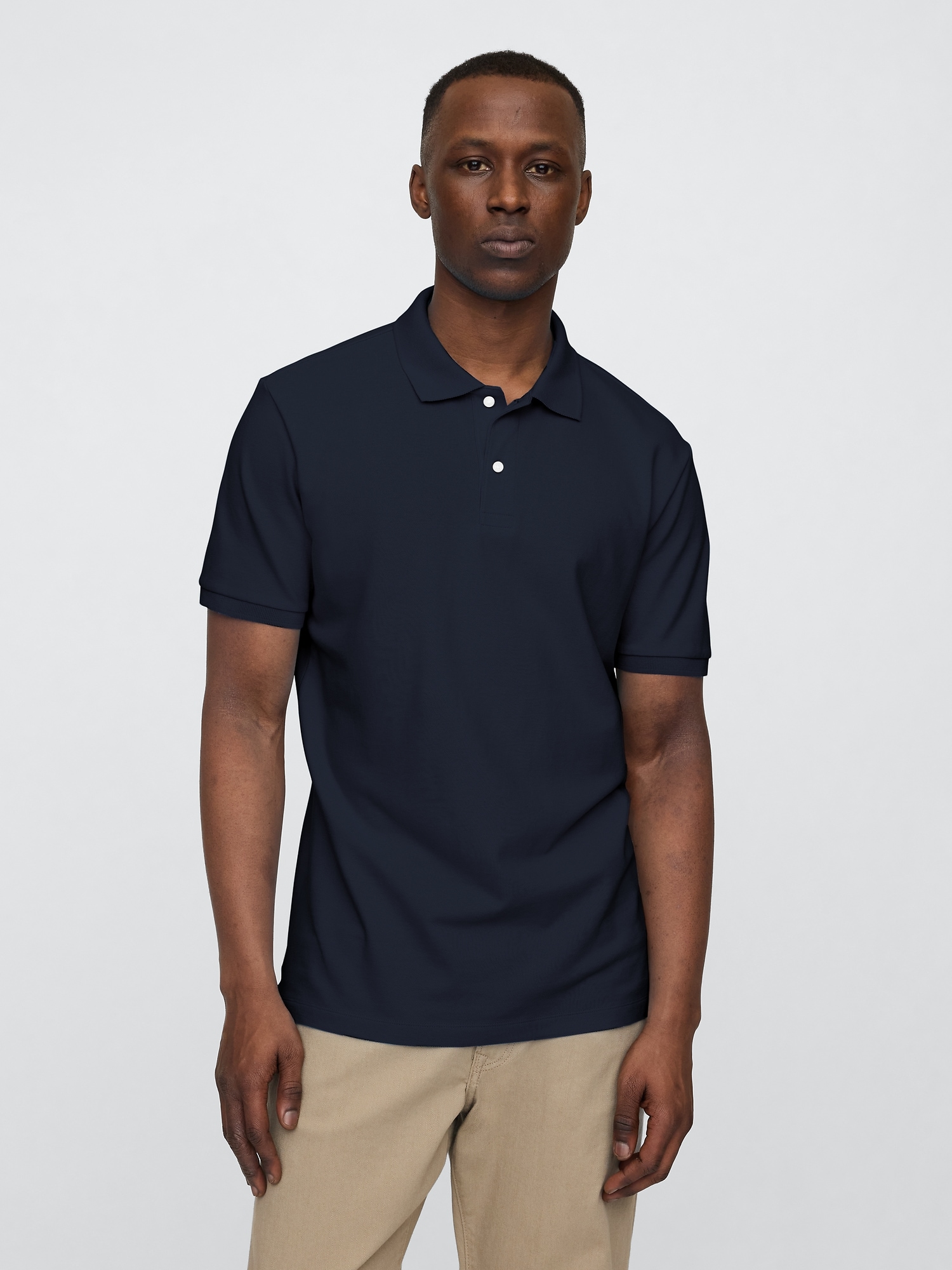 Stretch Pique Polo Shirt