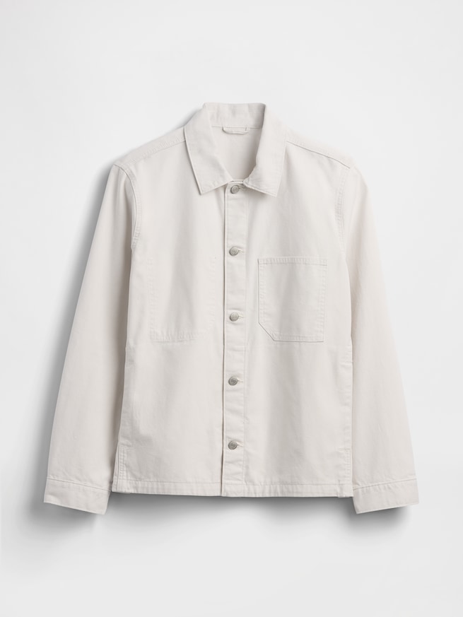 キャンバス リラックスフィット シャケット-5