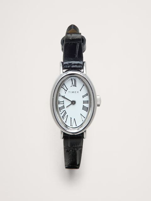 Cavatina Watch with Leather Strap by Timex