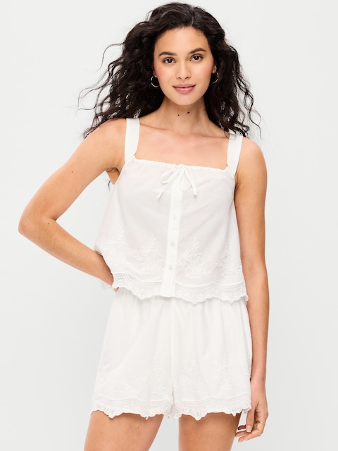 CAMISOLE NOUÉE À L'AVANT