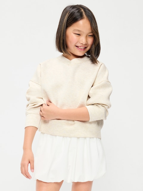 Bounce Fleece V-Neck Sweatshirt for Girls