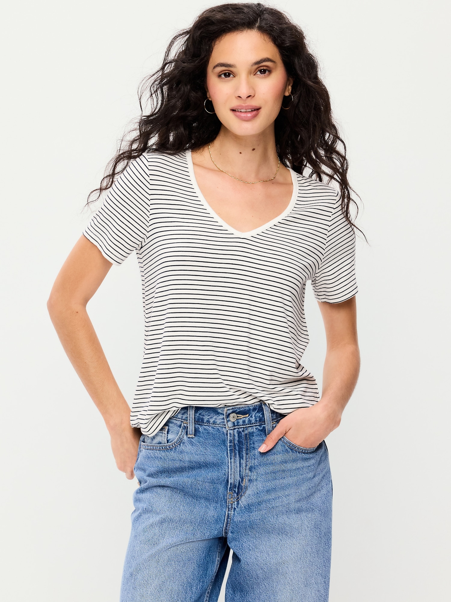 Luxe V-Neck T-Shirt