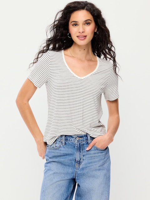 Luxe V-Neck T-Shirt