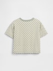 ボクシー チェッカープリントTシャツ (幼児・ベビー)-1