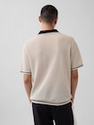 OuiGap メッシュニットポロシャツ-2