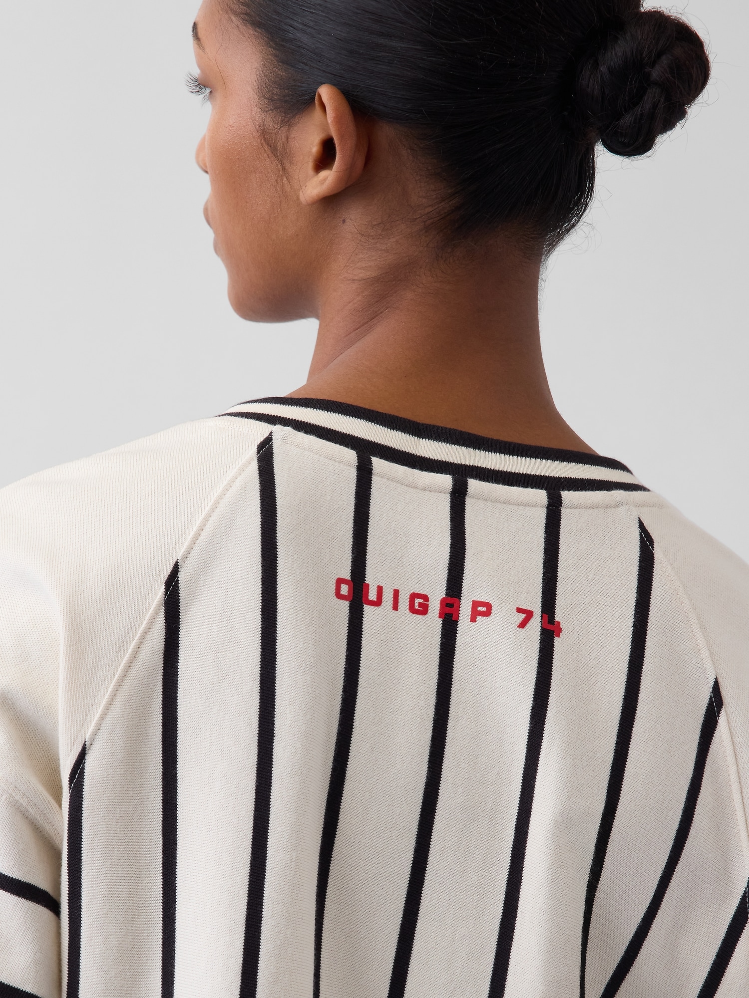 OuiGap ヘビーウェイト クロップドTシャツ-4