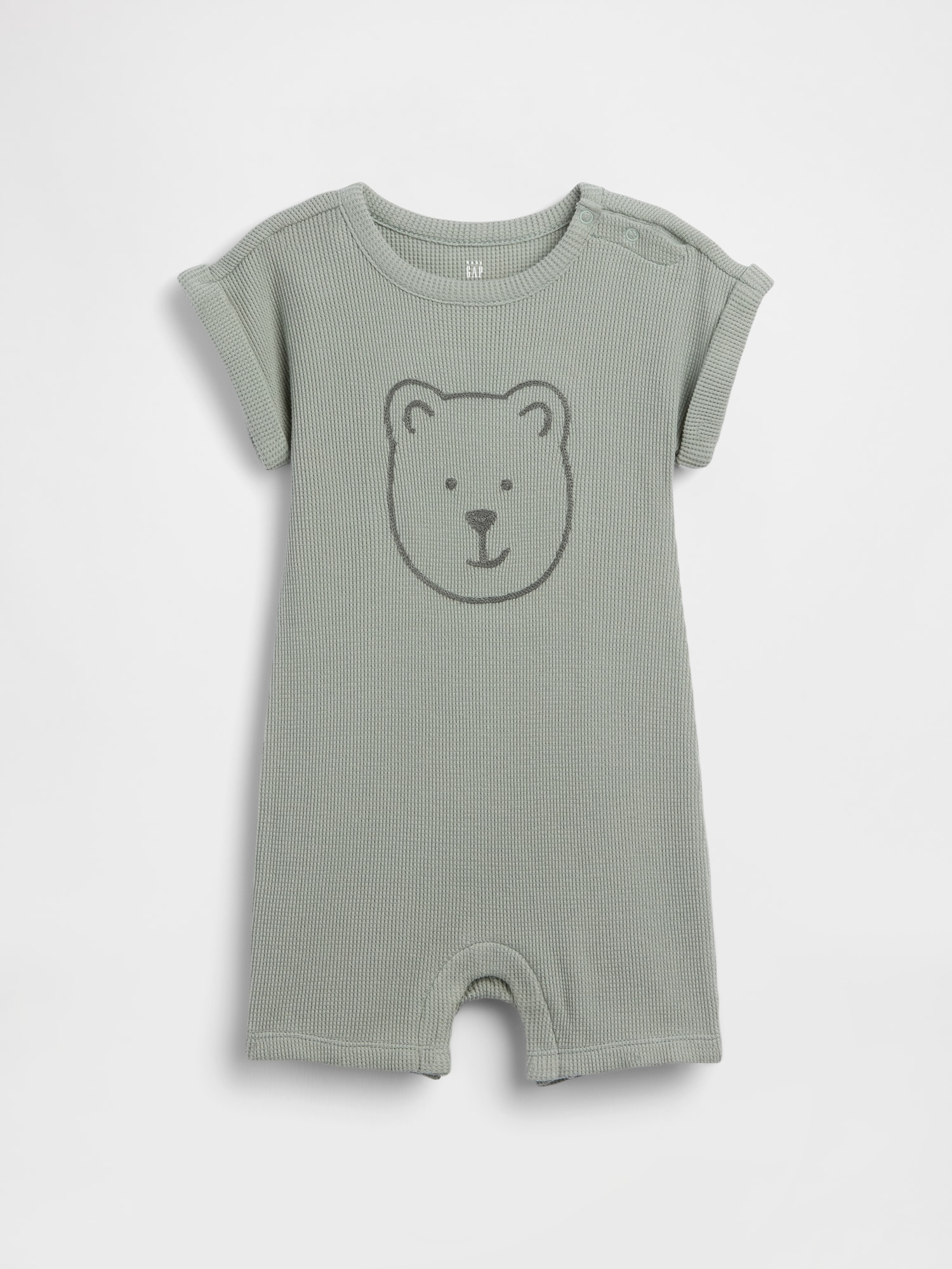 Baby Brannan Bear Waffle Shorty One-Piece