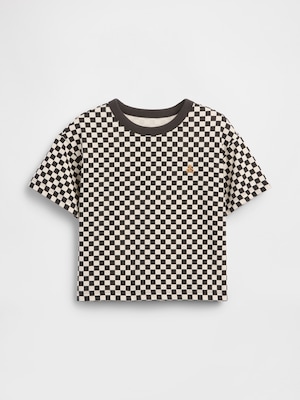 ボクシー チェッカープリントTシャツ (幼児・ベビー)