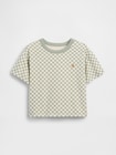 ボクシー チェッカープリントTシャツ (幼児・ベビー)-0