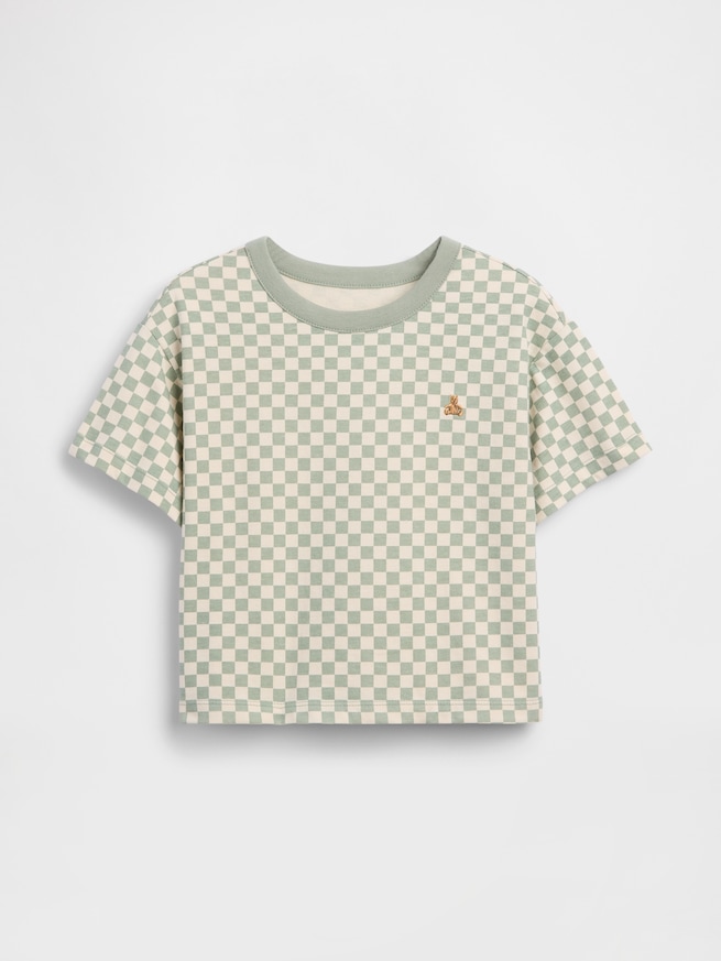 ボクシー チェッカープリントTシャツ (幼児・ベビー)-0
