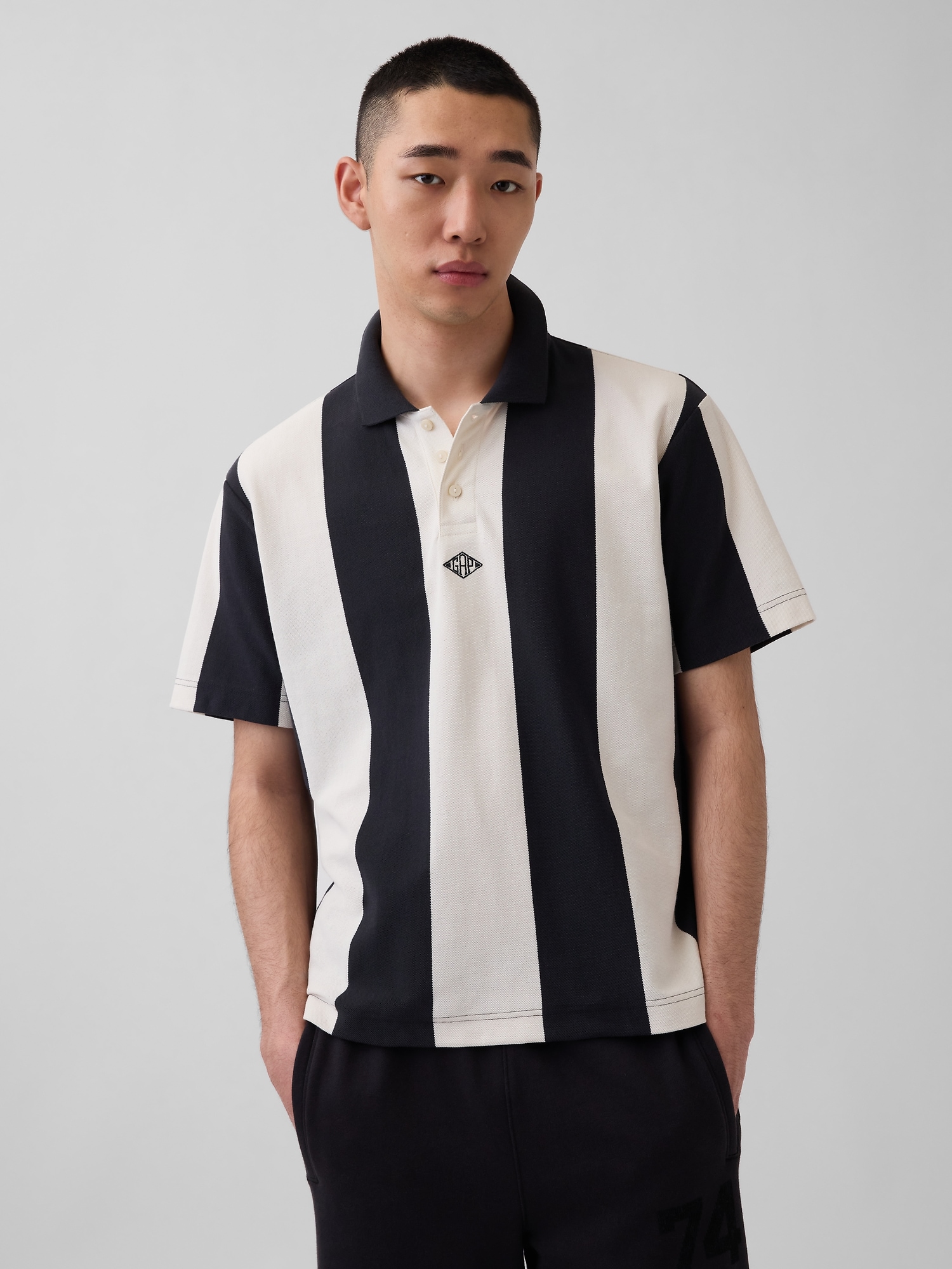 OuiGap Relaxed Pique Polo