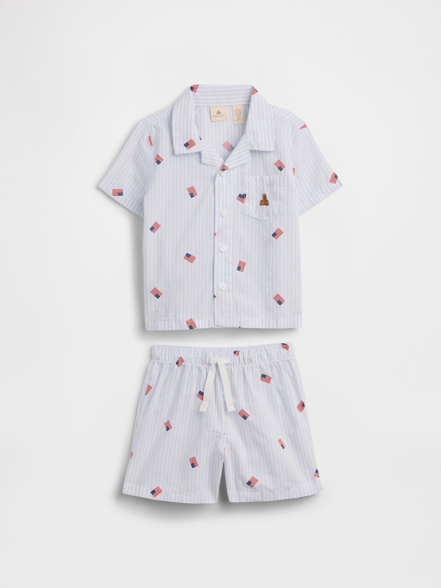 Baby Brannan Bear Two-Piece Outfit Set