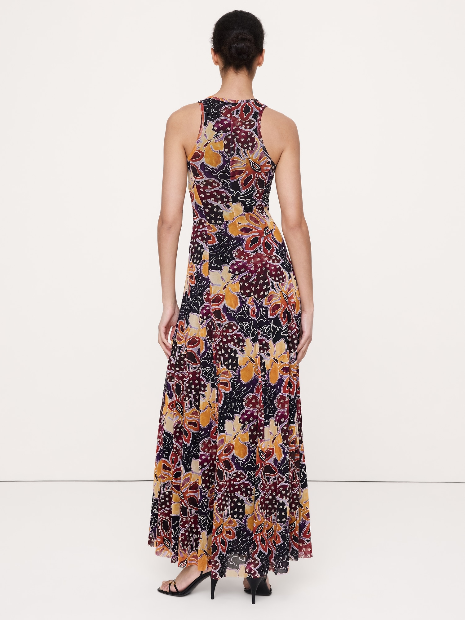 Mesh Tank Maxi Dress