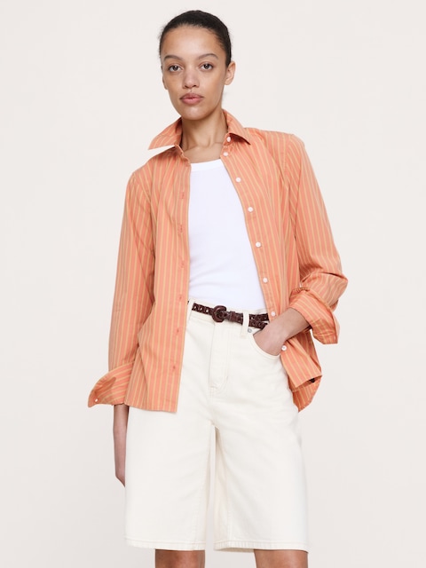 LA CHEMISE DE TOUS LES JOURS EN POPELINE DE COTON