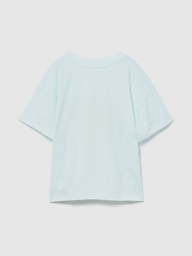 GapKids &times; ディズニー オーバーサイズ フリッピースパンコール グラフィックTシャツ-1