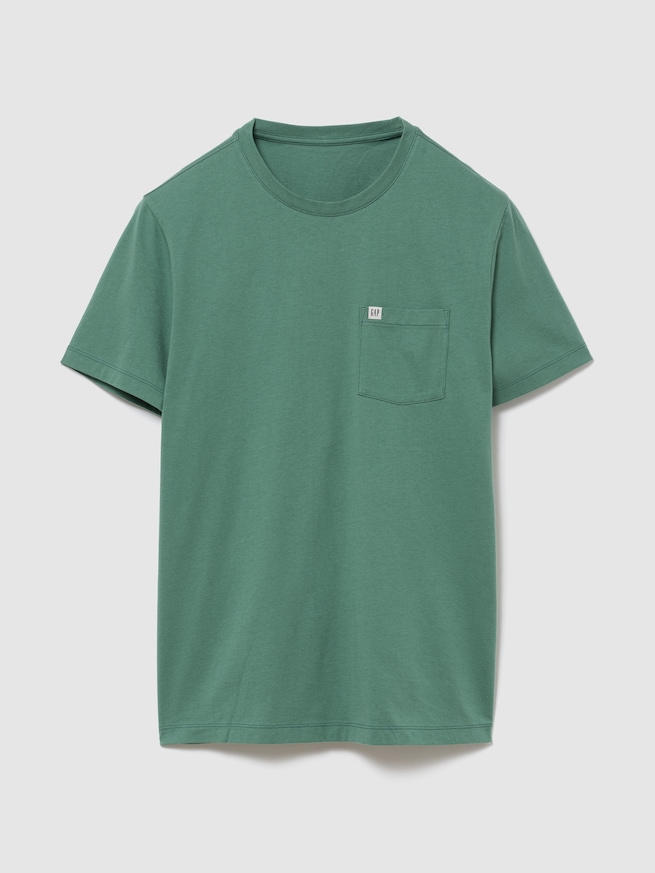 GAPミニロゴ ポケット Tシャツ-0