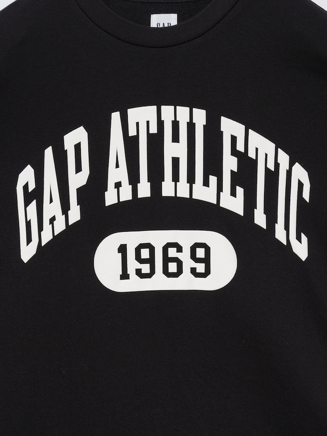 リラックスフィット フレンチテリー グラフィックTシャツ-1