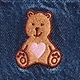 babyGap ブラナンベア デニム サロペットスカート
