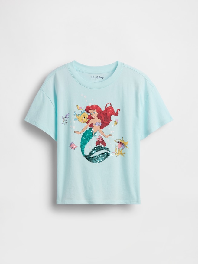 GapKids &times; ディズニー オーバーサイズ フリッピースパンコール グラフィックTシャツ-0