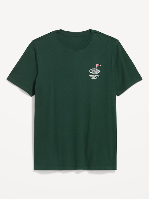 Soft-Washed Crew-Neck Graphic T-Shirt
