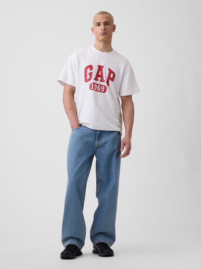 ヴィンテージソフト フレンチテリー GAPロゴ スウェットシャツ-1