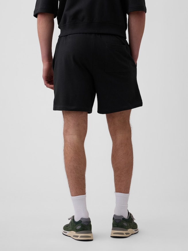 リラックスフィット GAPロゴ フレンチテリー ショートパンツ-3