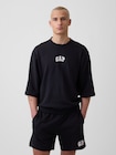 オーバーサイズ GAPロゴ フレンチテリーTシャツ-0