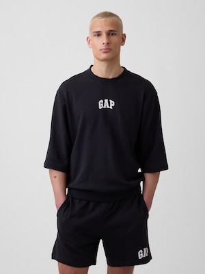 オーバーサイズ GAPロゴ フレンチテリーTシャツ
