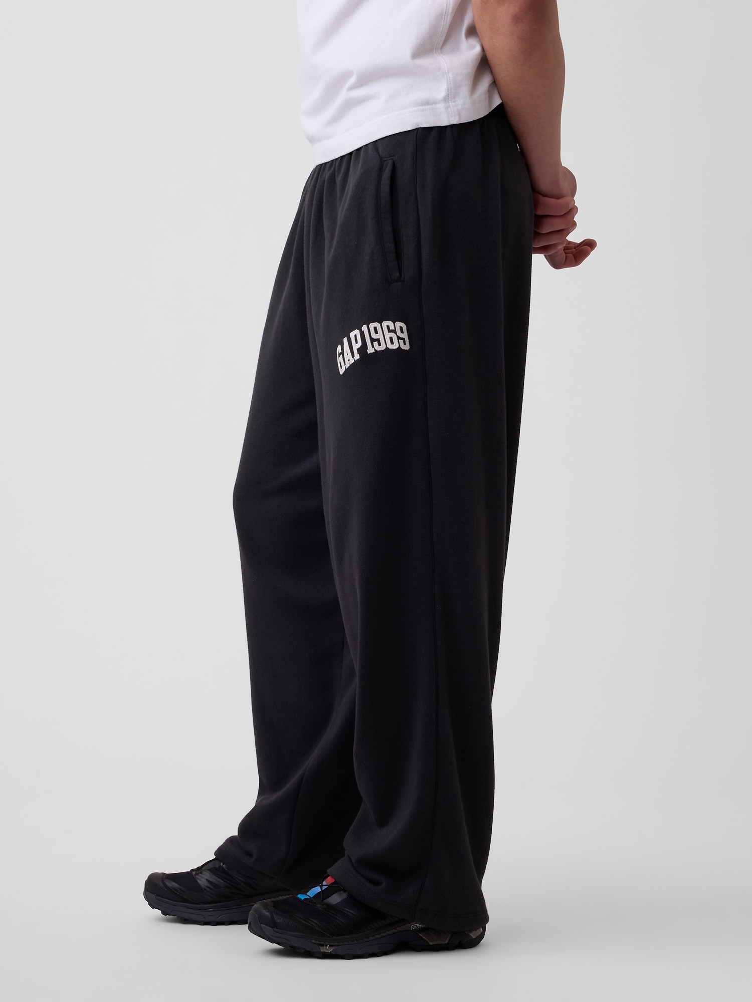 フレンチテリー バギー GAP1969ロゴ スウェットパンツ-2