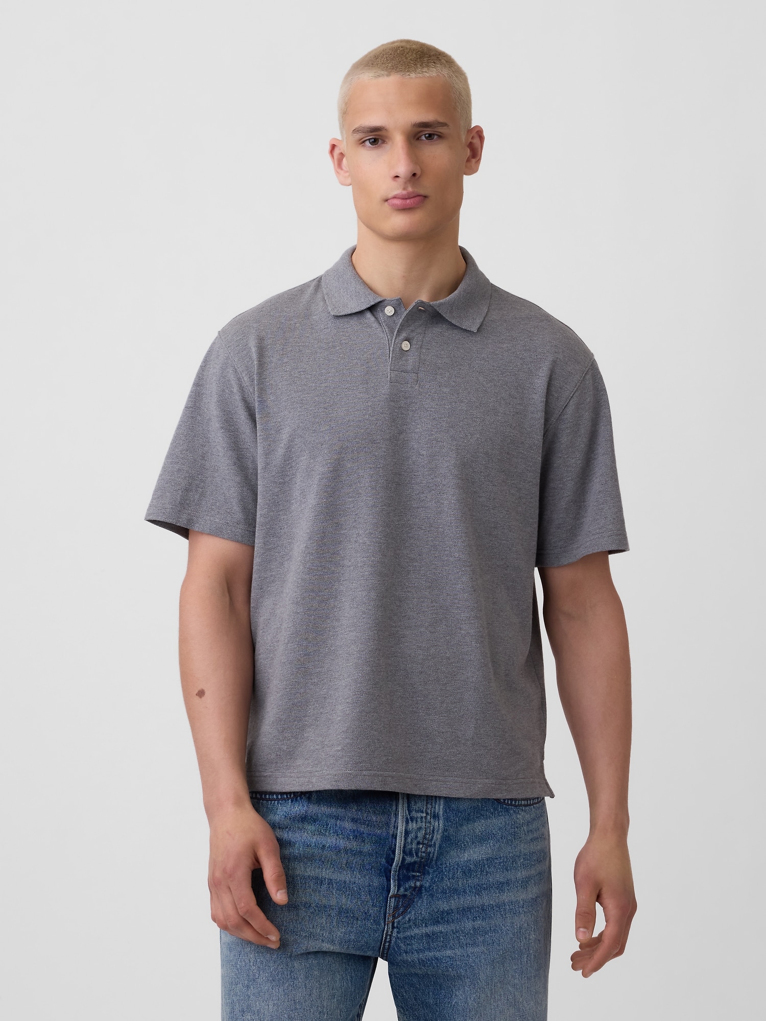 Relaxed Pique Polo