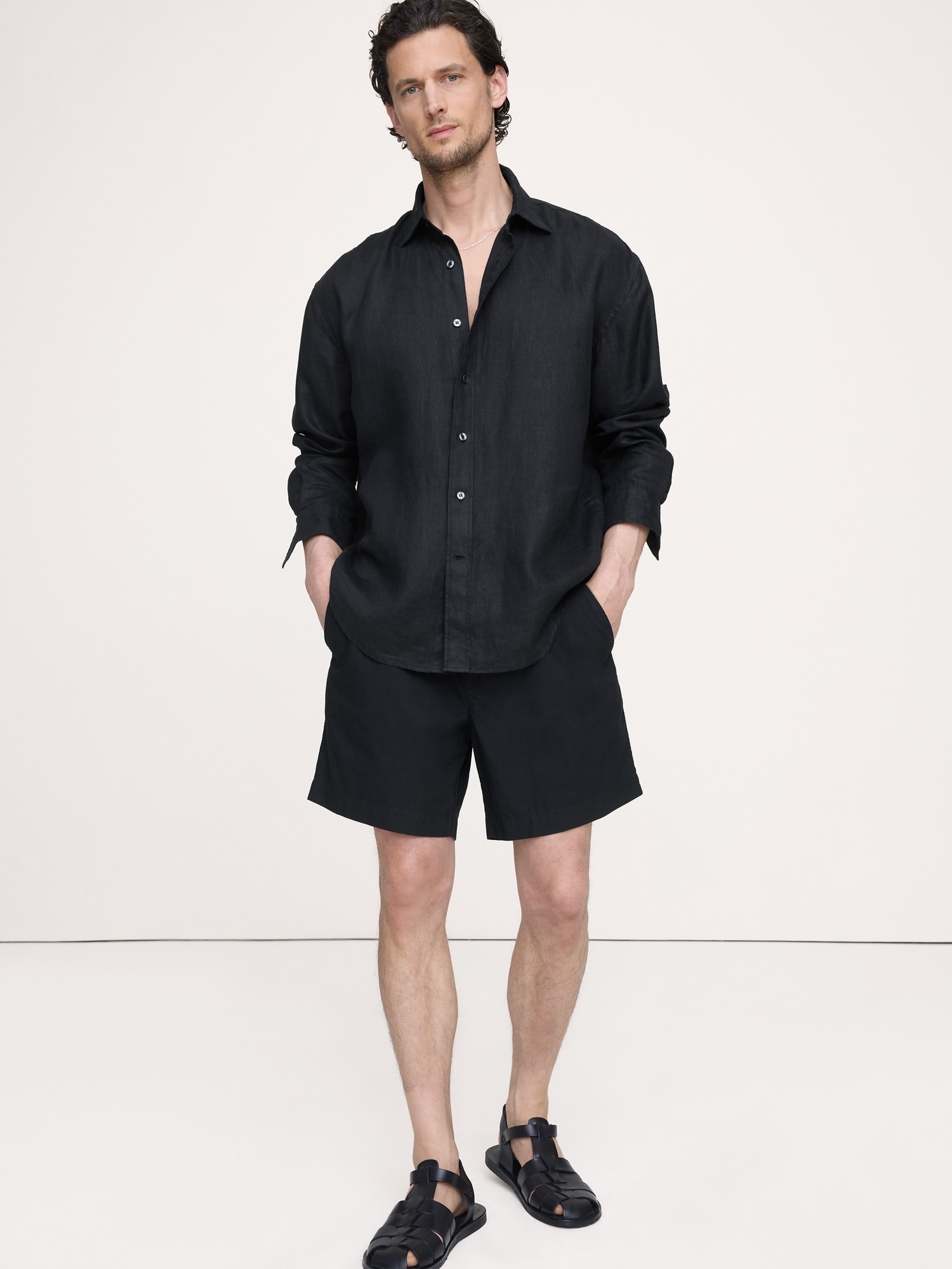 7" Lightweight Cotton Pull-On Short