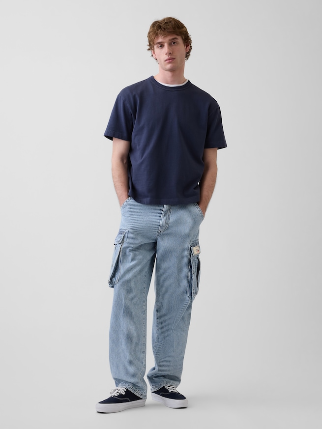 Gap &times; Sean Wotherspoon レールロード カーゴ バギーデニム-0