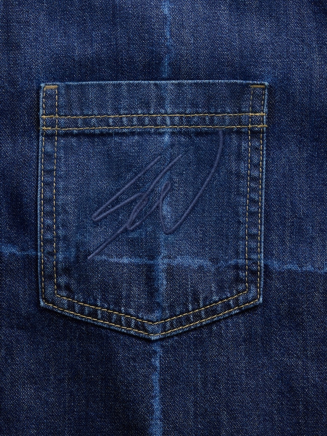 Gap &times; Sean Wotherspoon パッチワークデニムオーバーシャツ-3