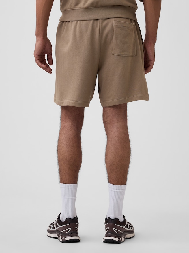 リラックスフィット GAPロゴ フレンチテリー ショートパンツ-3