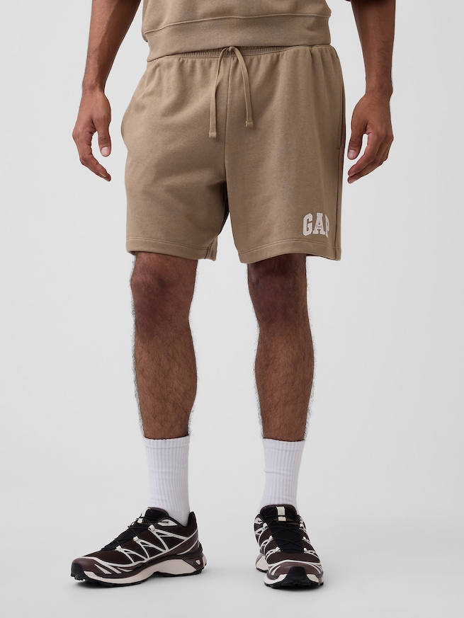 リラックスフィット GAPロゴ フレンチテリー ショートパンツ-1