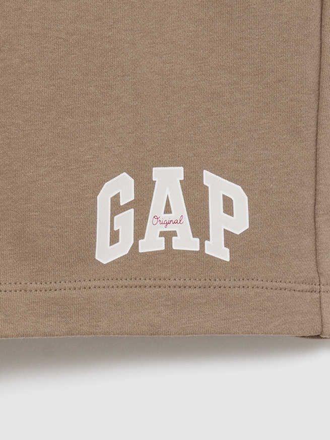 リラックスフィット GAPロゴ フレンチテリー ショートパンツ-4