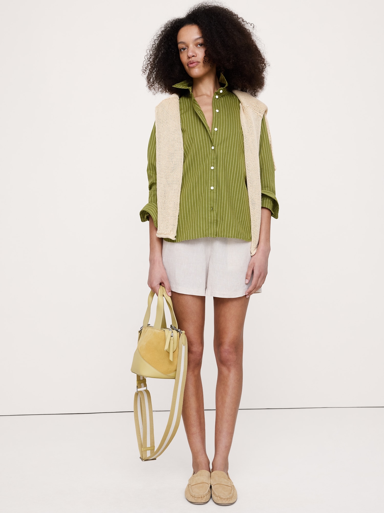 LA CHEMISE DE TOUS LES JOURS EN POPELINE DE COTON