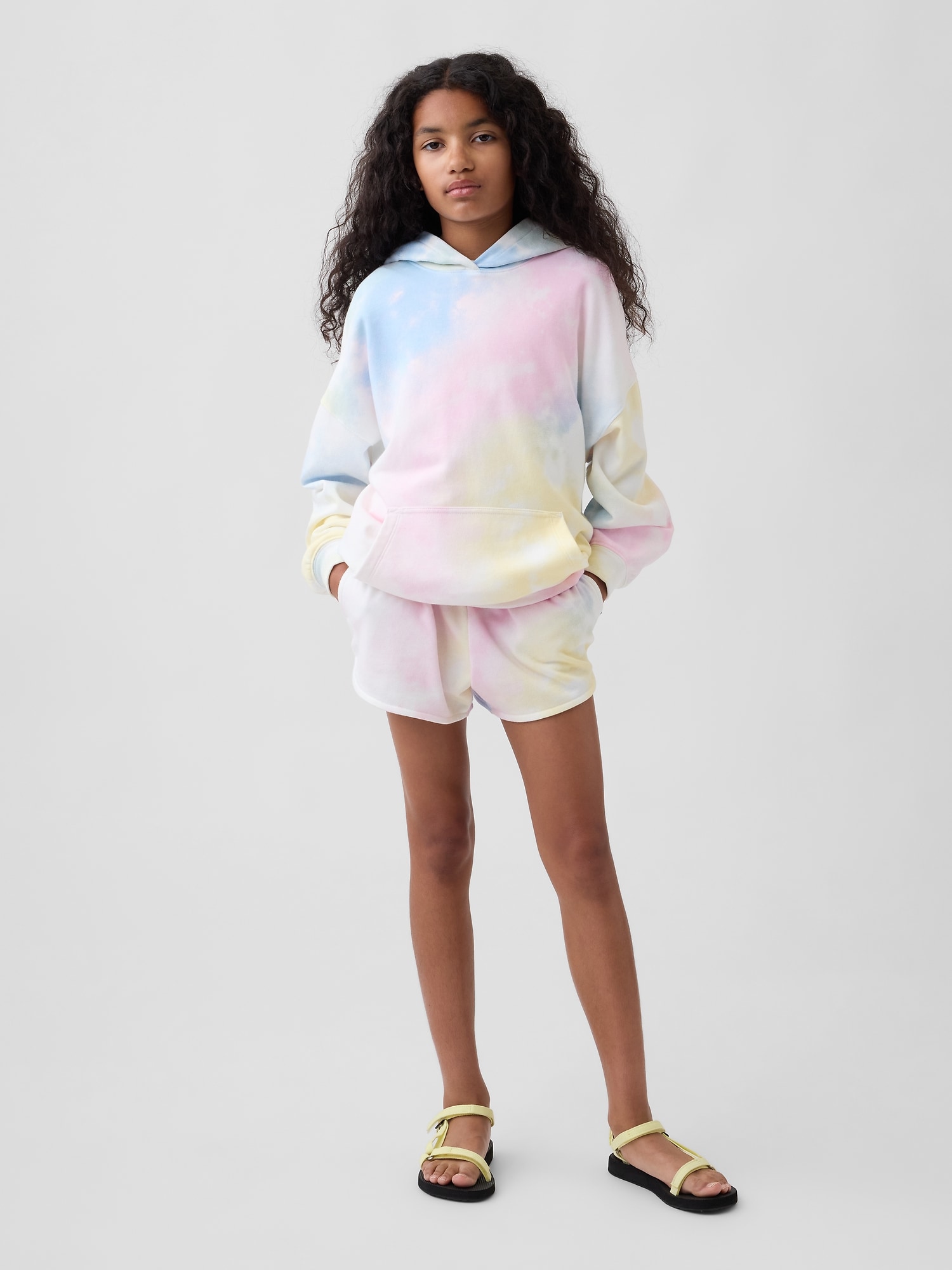 Kids VintageSoft Terry Relaxed Dolphin Shorts