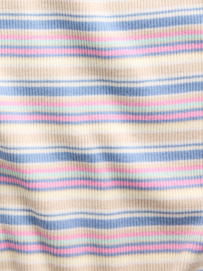 リブ スクエアネック タンクトップ (キッズ)-3