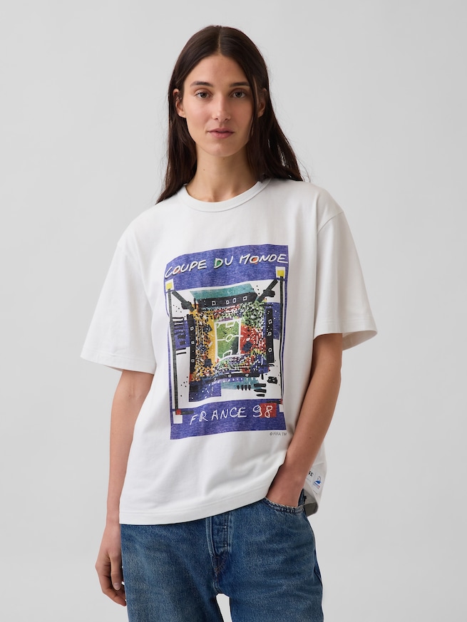 FIFA WORLD CUP&trade; リラックスフィット グラフィックTシャツ-4