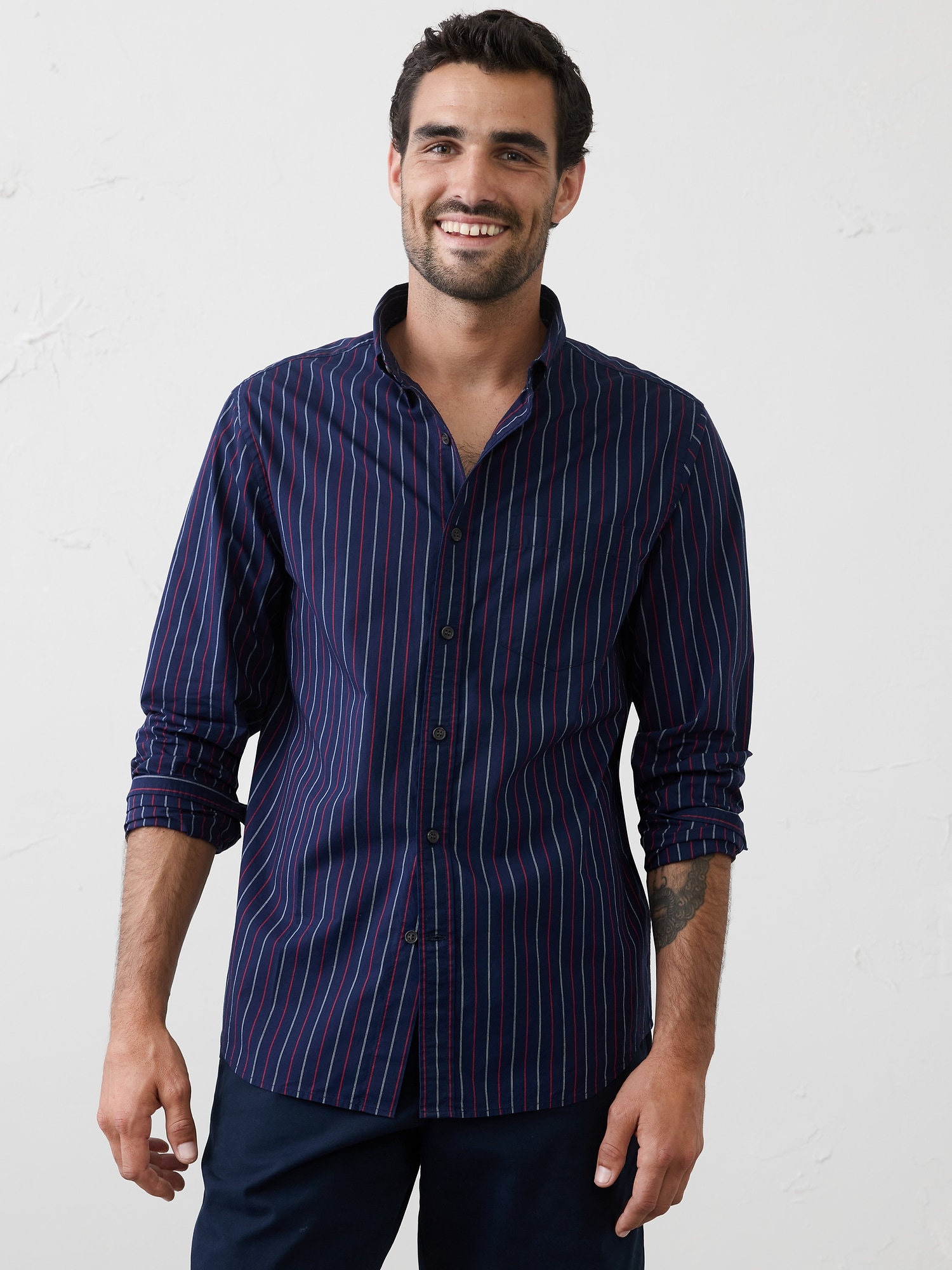 Slim-Fit Softwash Cotton Shirt