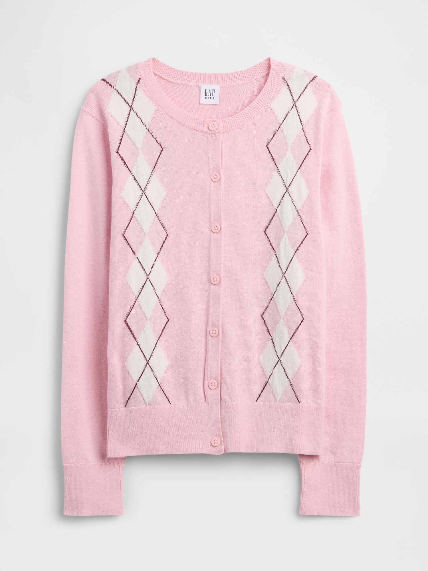 Kids Argyle Cardigan