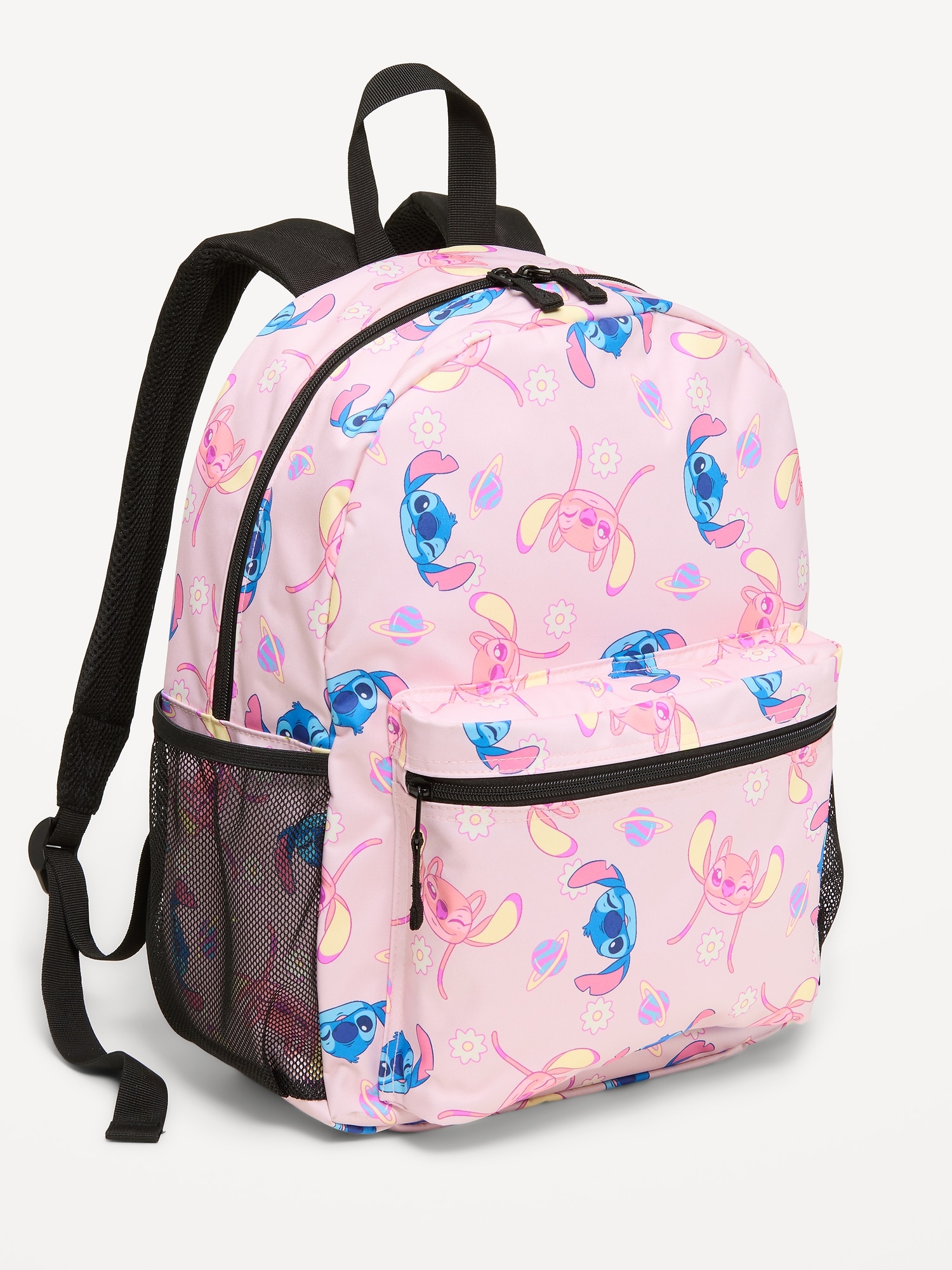 SAC À DOS EN TOILE STITCH ET ANGEL DE DISNEY© POUR FILLE