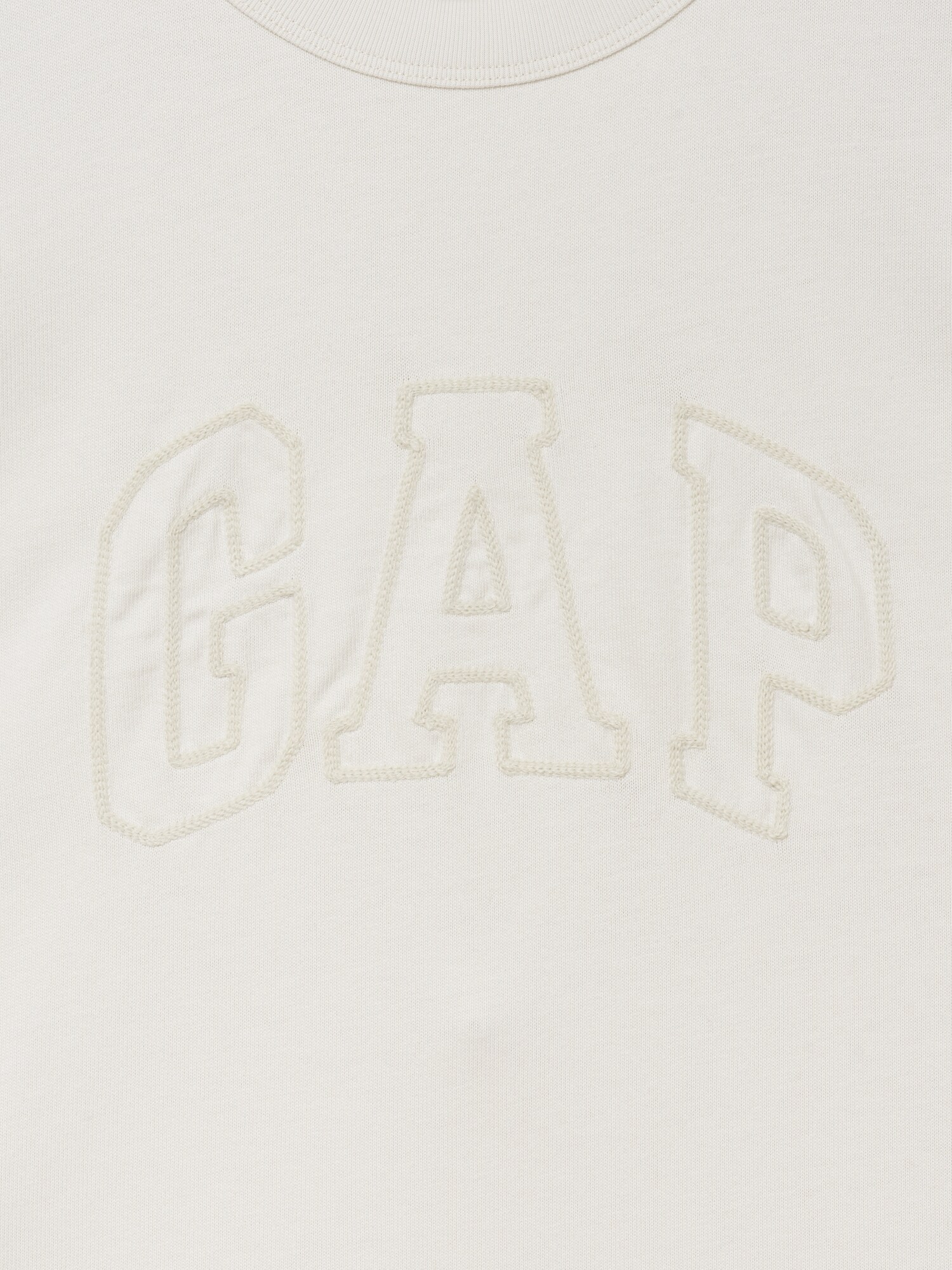 ヘビーウェイト GAPロゴ リラックスフィット クロップドTシャツ-1