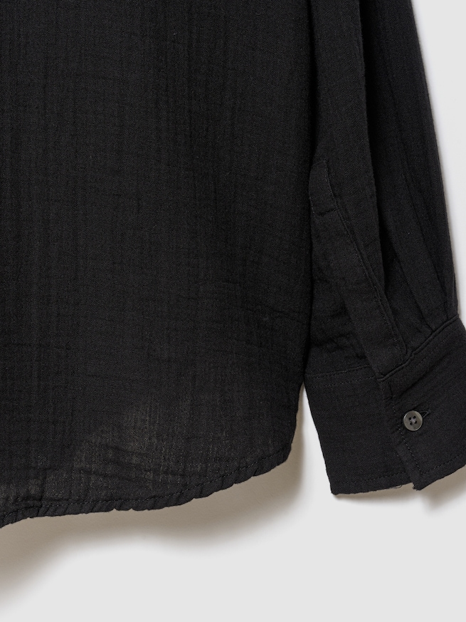 ガーゼ オーバーサイズシャツ-1