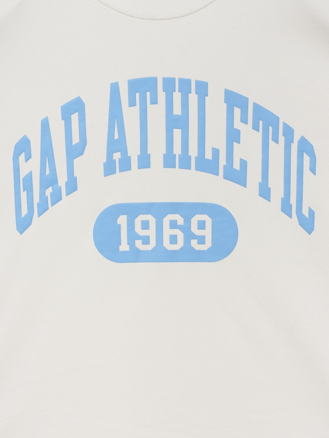 リラックスフィット フレンチテリー グラフィックTシャツ-1