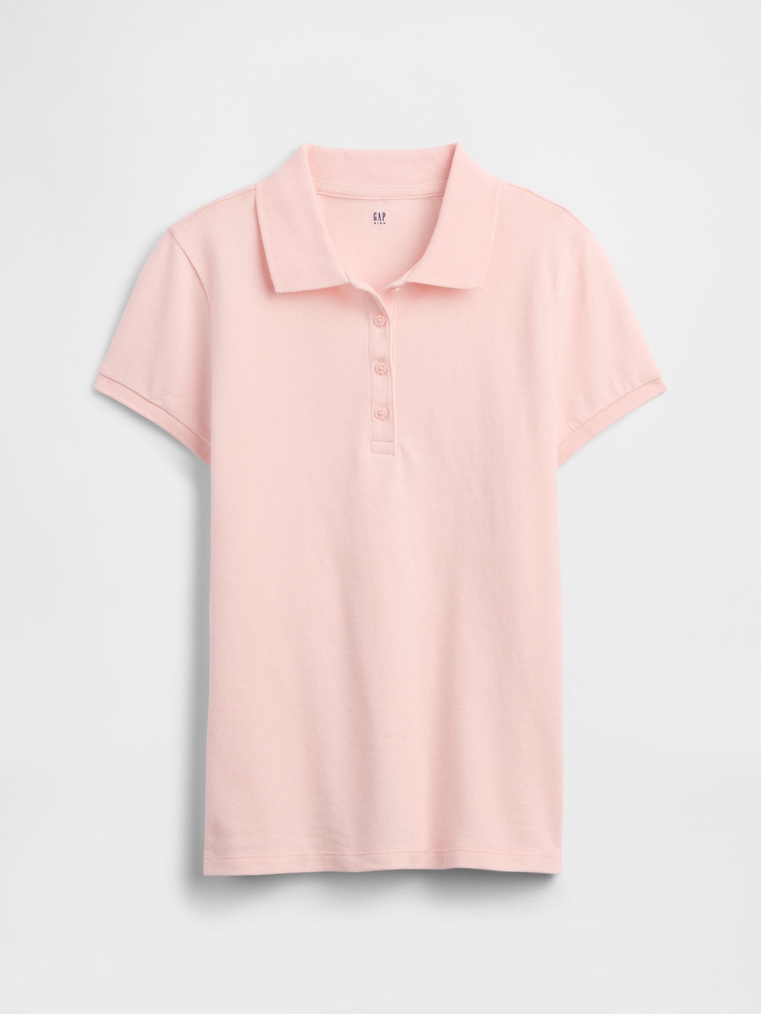 Kids Uniform Stretch Pique Polo Shirt