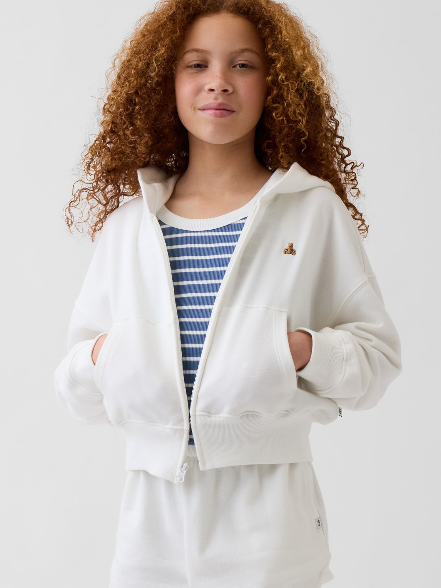 Kids VintageSoft Terry Relaxed Dolphin Shorts