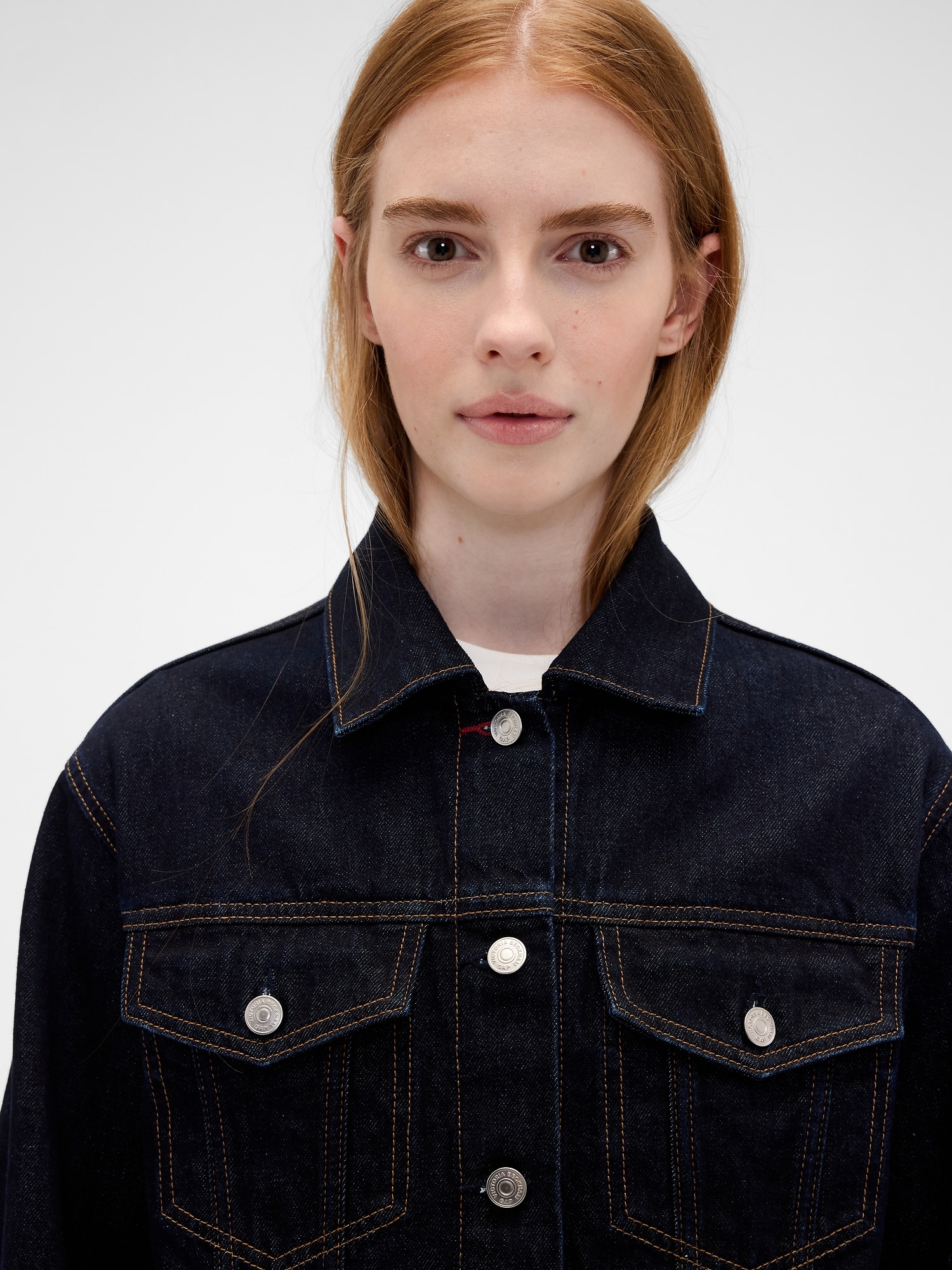 Victoria Beckham Relaxed Crop Denim Jacket